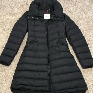 Women’s Moncler Flammette Giubbotto Parka Down Coat, Size 0